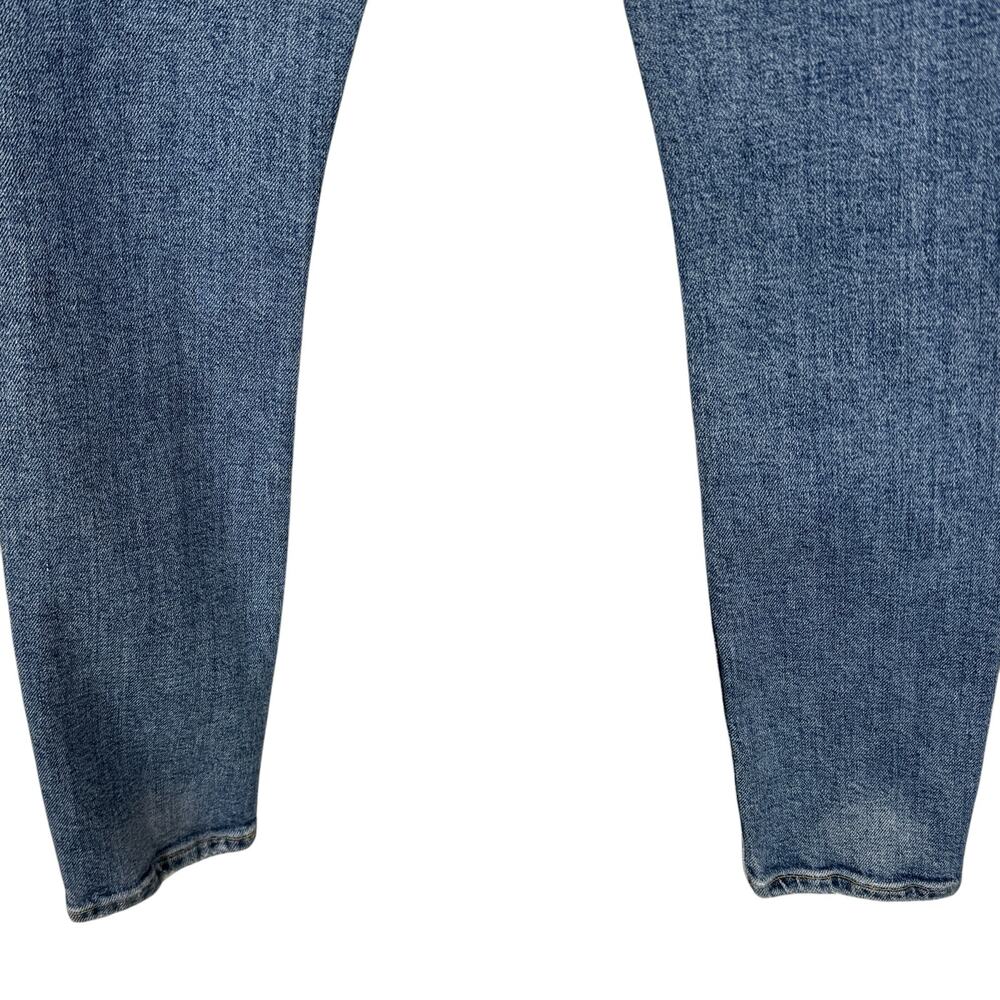 AGOLDE SZ 26 Pinch Waist Skinny Jeans Zip-Fly Hi-Rise Distressed Stretch Blue - Picture 6 of 9